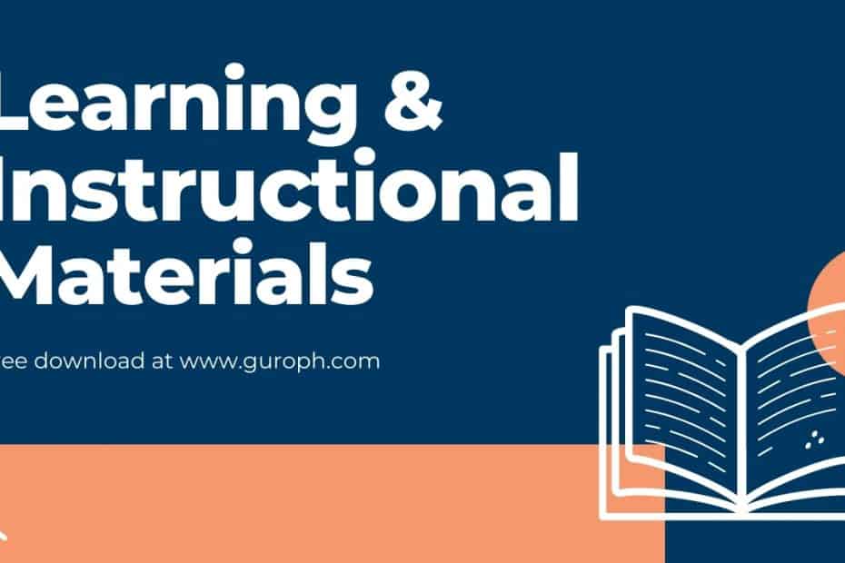 Learning and Instructional Materials