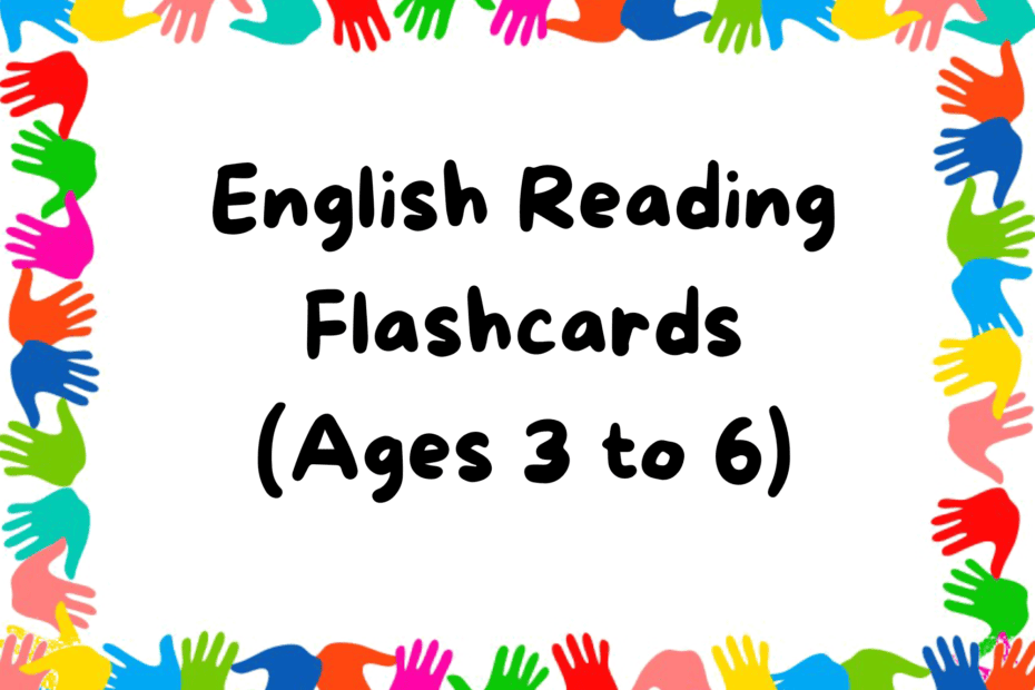 English Reading Flashcards
