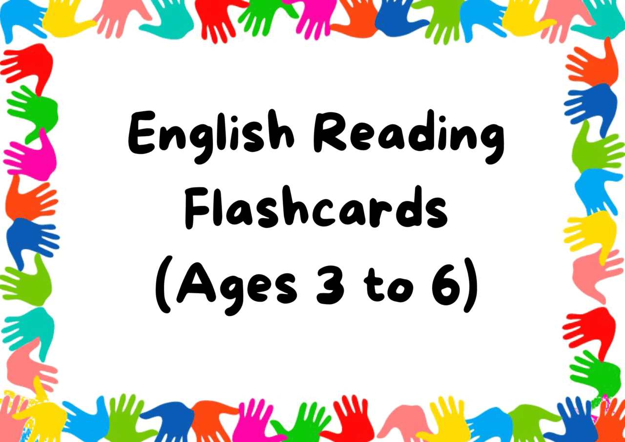 English Reading Flashcards