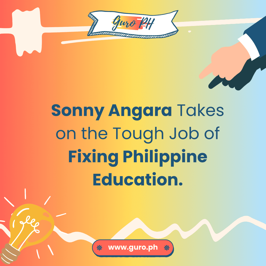 Sonny Angara Takes on the Tough Job of Fixing Philippine Education